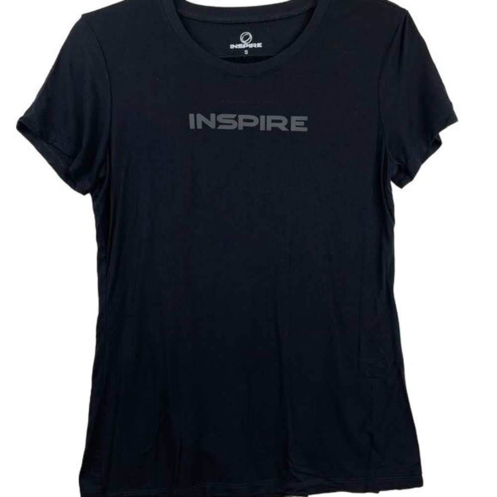 Inspire Fitness Women's Black Short Sleeve T-shirt Size Small